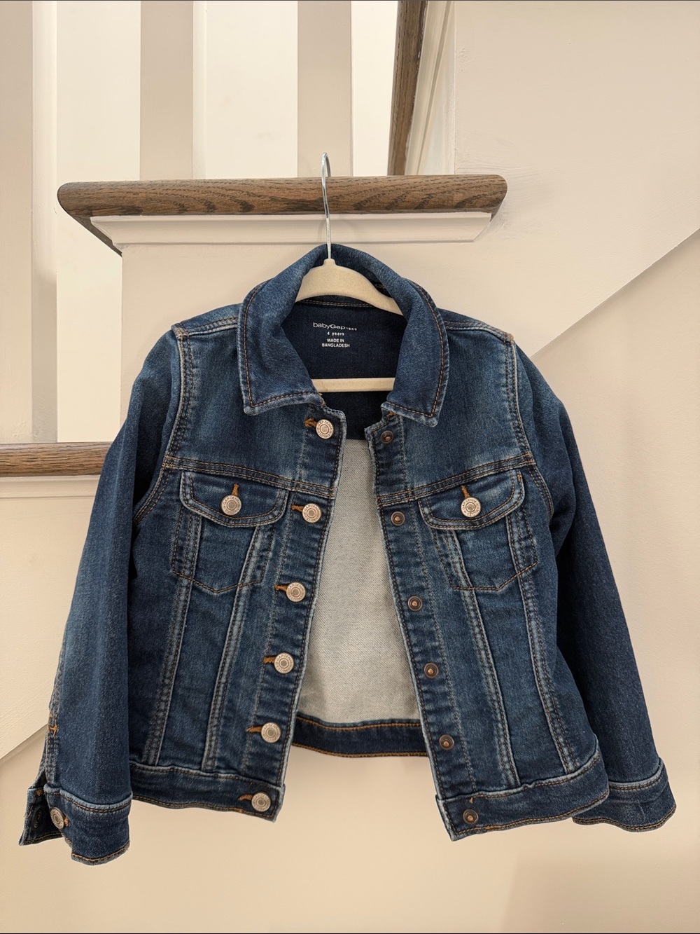 GAP Dark Blue Denim Jacket - size 5